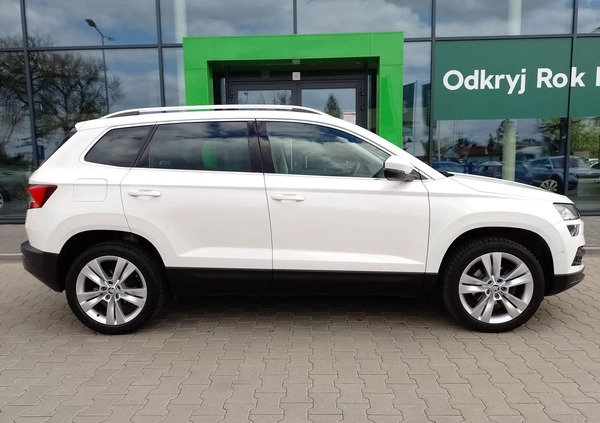 Skoda Karoq cena 109900 przebieg: 96028, rok produkcji 2019 z Wąsosz małe 497